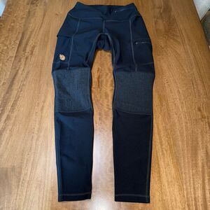 Fjällräven Women’s Abisko Trekking Hiking Pants Black Size Small Outdoor Stretch